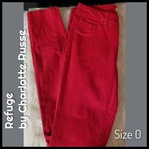 Refuge*Red Skinny Jeans NWOT